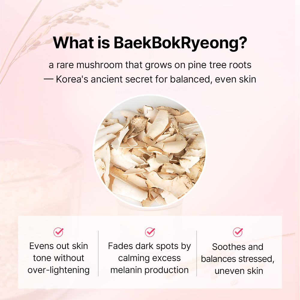 BaekBokRyeong & Rice Brightening Mask